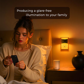 L LOHAS LED dusk-to-dawn mode provides automatic night lighting for safe entry