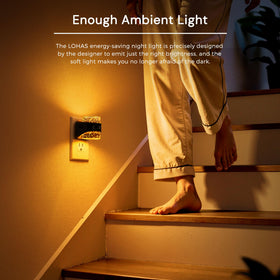 L LOHAS LED bubble design adds modern elegance with practical lighting.
