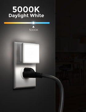 L LOHAS LED dusk-to-dawn sensor night light automatically illuminates dark spaces