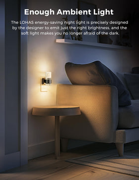 L LOHAS LED dusk-to-dawn sensor activates automatically for hands-free night lighting