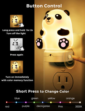 L LOHAS LED dusk-to-dawn sensor night light switches on automatically