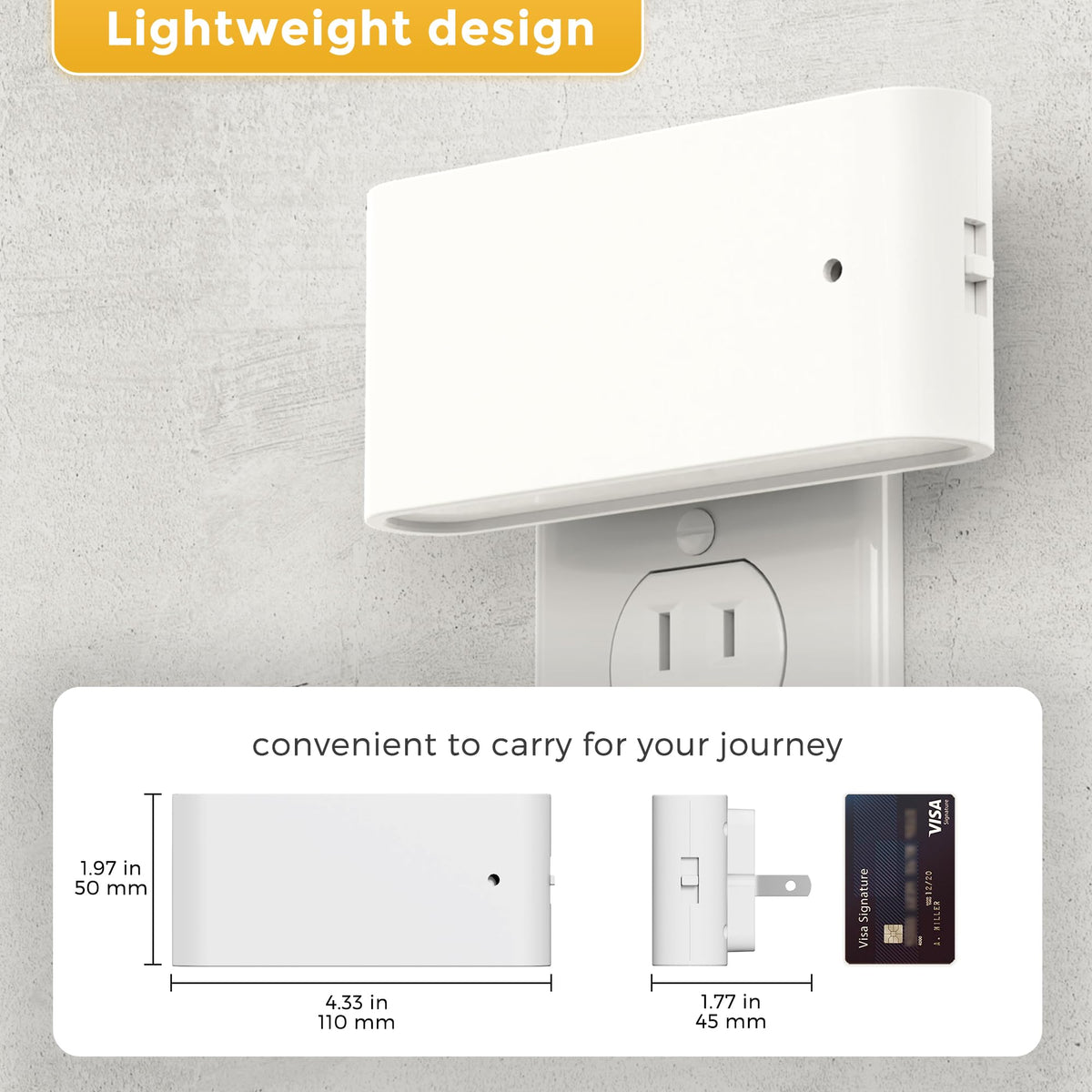 L LOHAS LED night light dusk-to-dawn sensor for automatic comfort.