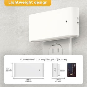L LOHAS LED night light dusk-to-dawn sensor for automatic comfort.