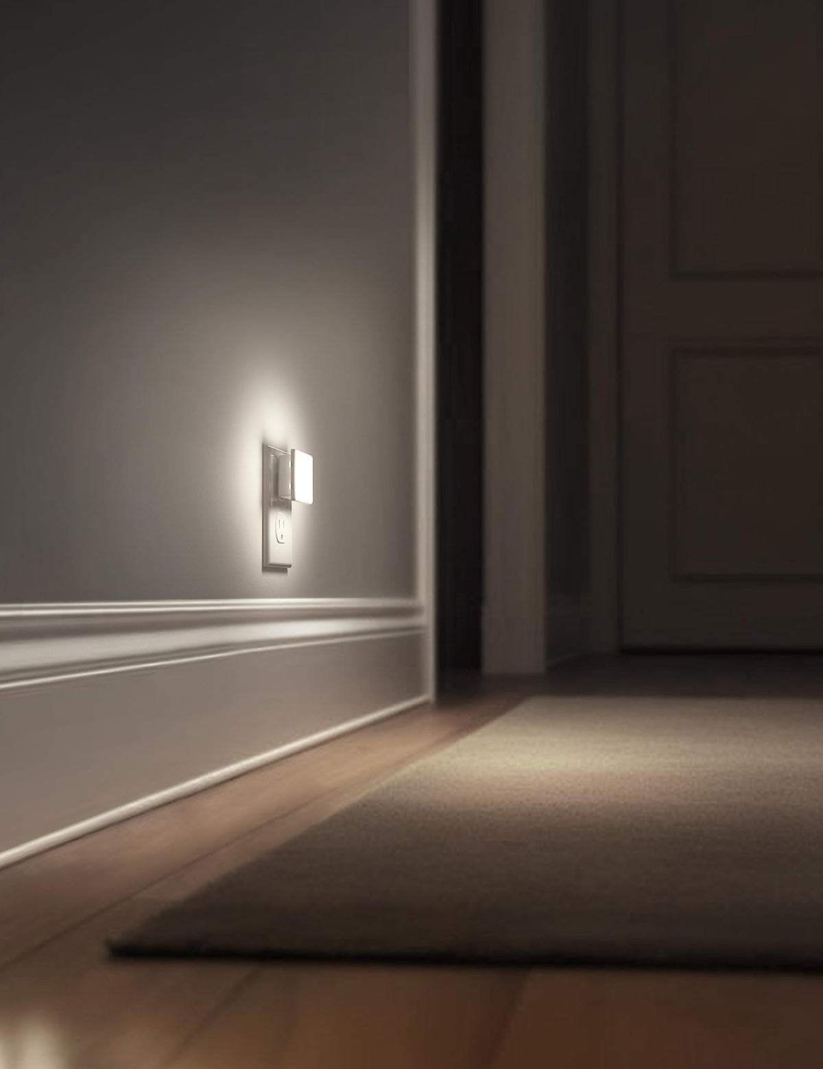 L LOHAS LED energy-efficient night light adapts to ambient light