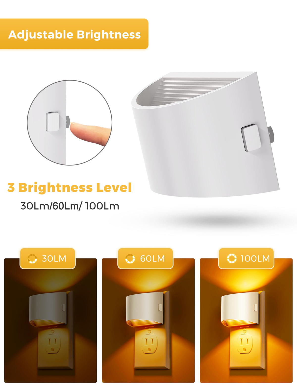 L LOHAS LED energy-saving 1W design helps reduce electricity use.