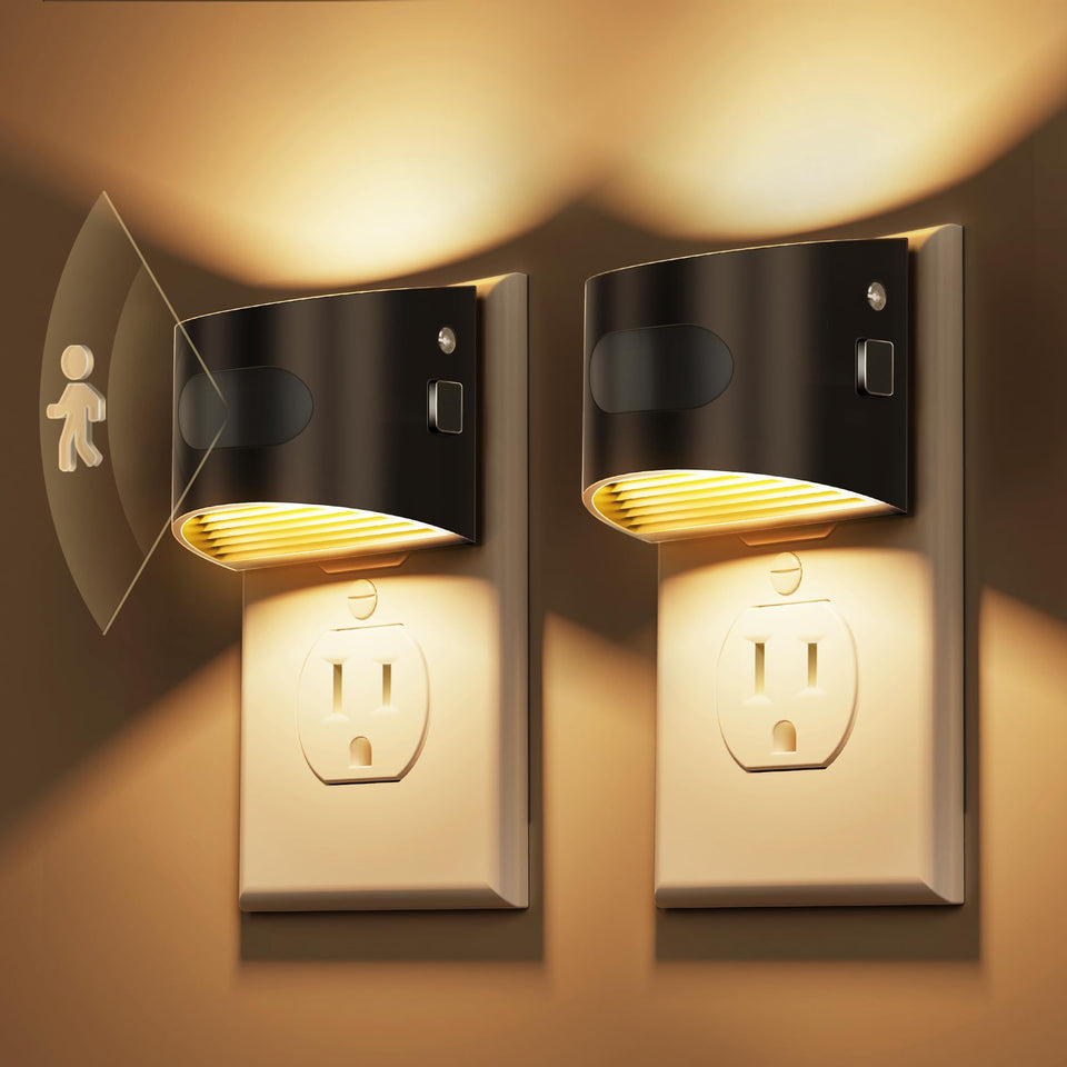 L LOHAS LED night light with motion sensor and dusk-to-dawn for energy saving