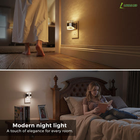 L LOHAS LED versatile night light for rooms, bathrooms, and hallways, guiding midnight trips
