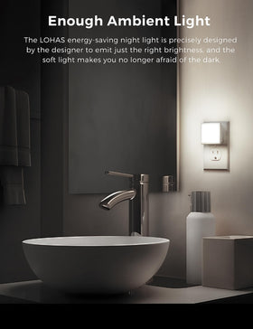 L LOHAS LED gentle 0.3W brightness for easy nighttime stepping
