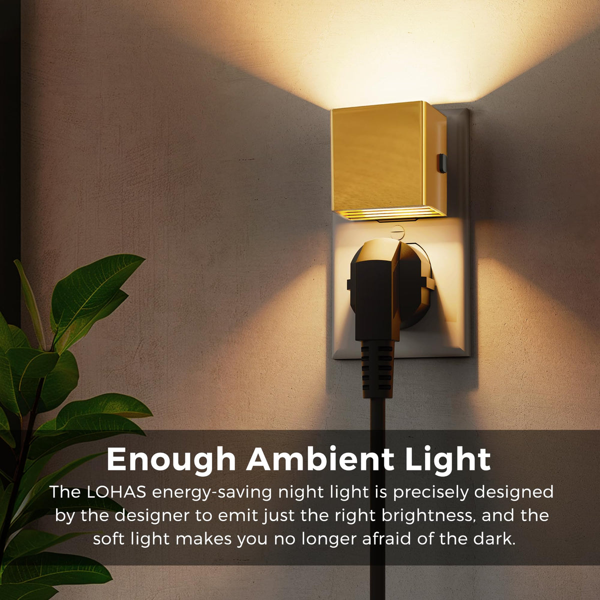 L LOHAS LED consumes only 1W to help save energy.