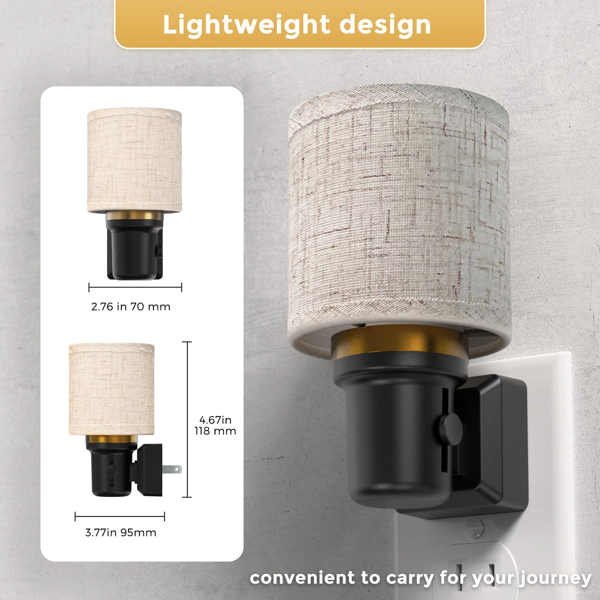 L LOHAS LED night light 3000K warm glow suits bedrooms