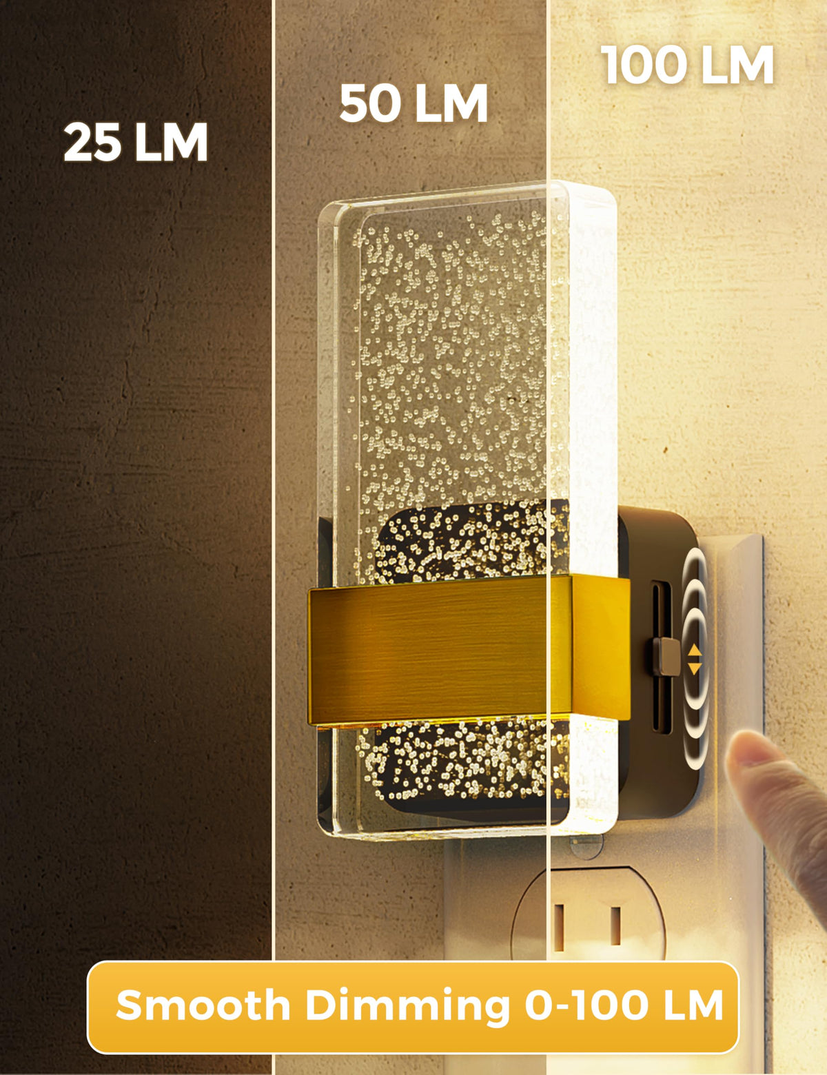 L LOHAS LED 3000K soft light glow for comfortable nighttime navigation