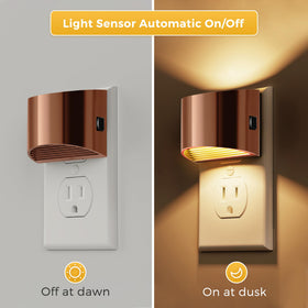 L LOHAS LED night light emitting 3000K soft white glow for cozy evenings