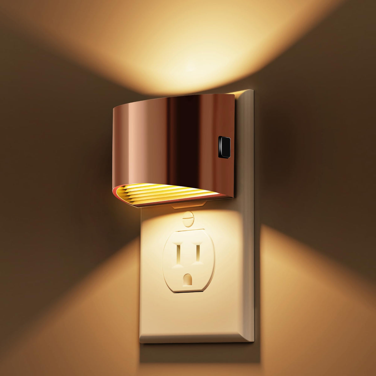 L LOHAS LED night lights plugged into wall for ambient hallway lighting