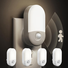 L LOHAS LED plug-in design keeps outlets free for other devices.