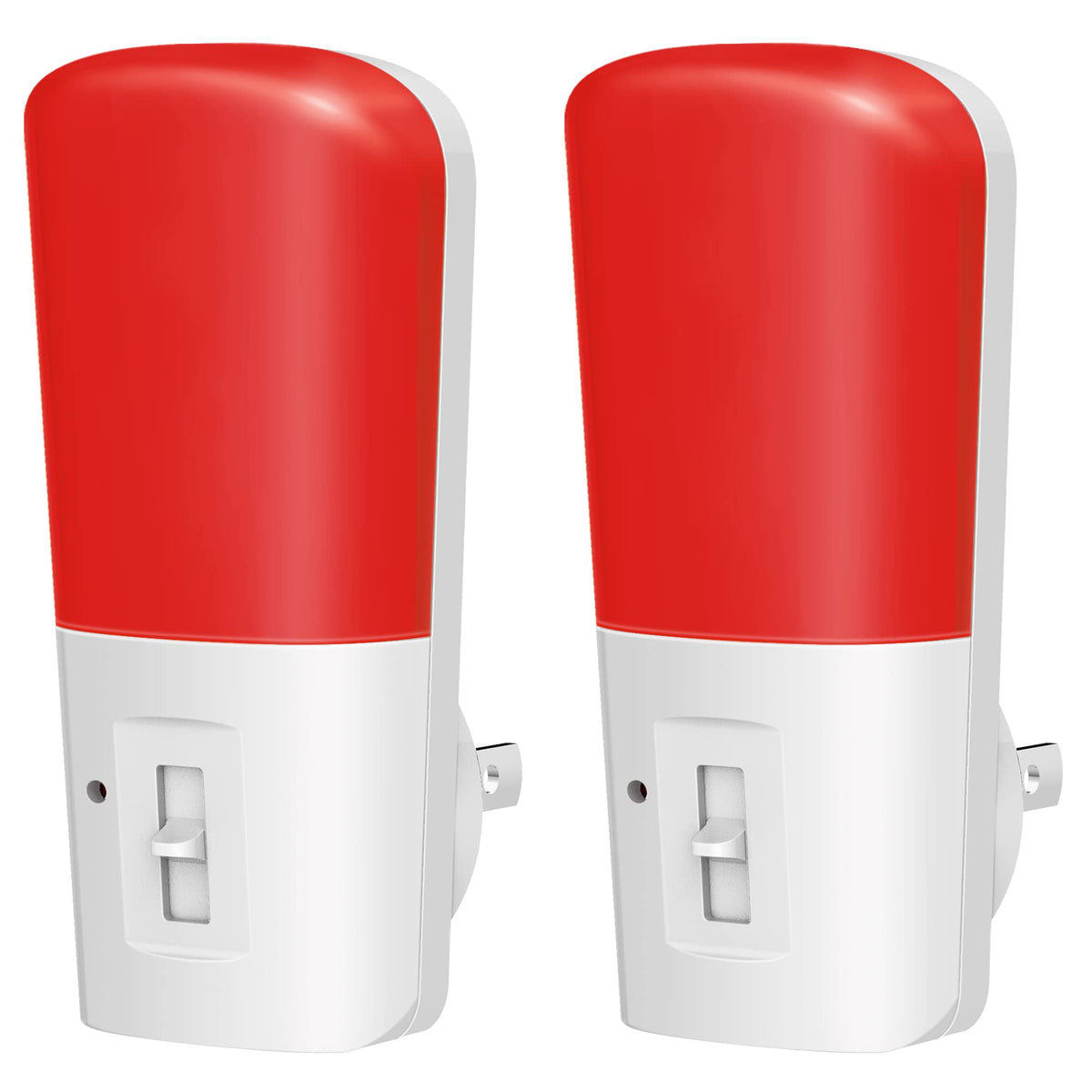 L LOHAS LED red night light with soft red glow for cozy bedrooms