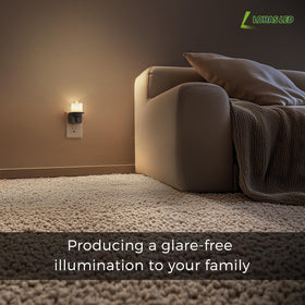 L LOHAS LED soft 3000K glow creates a gentle, inviting atmosphere.