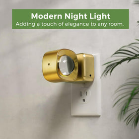 Soft white ambient light from L LOHAS LED night light fits any room