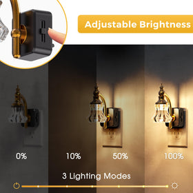 L LOHAS LED stepless dimming lets you tailor brightness from 0 to 100lm.