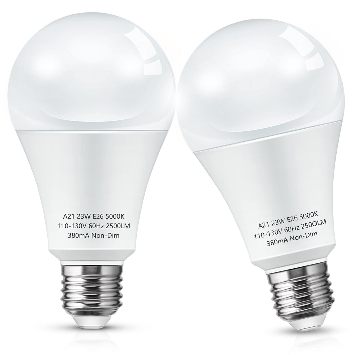 L LOHAS LED super bright A21 bulb for clear room illumination