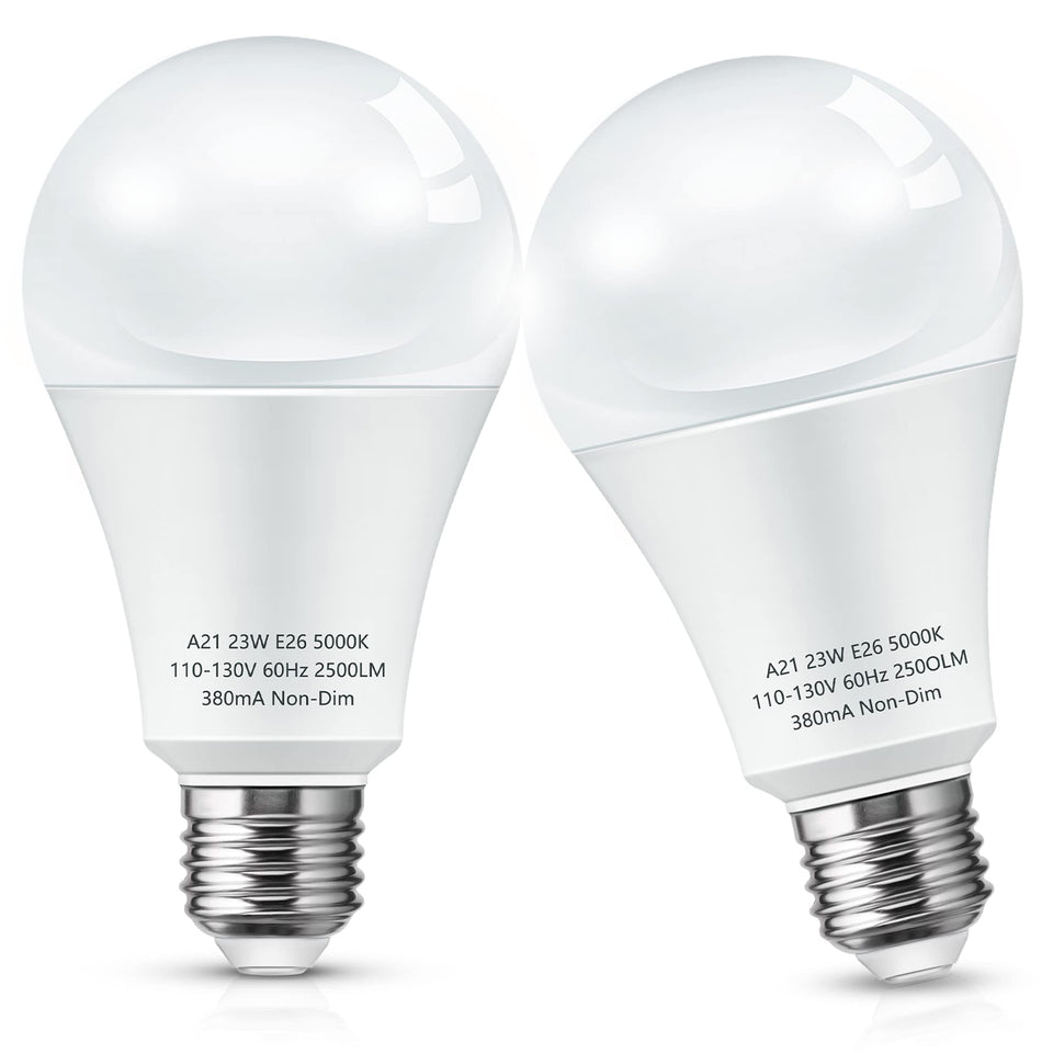 L LOHAS LED super bright A21 bulb for clear room illumination