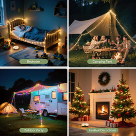 L LOHAS LED versatile hanging option for tents and yards