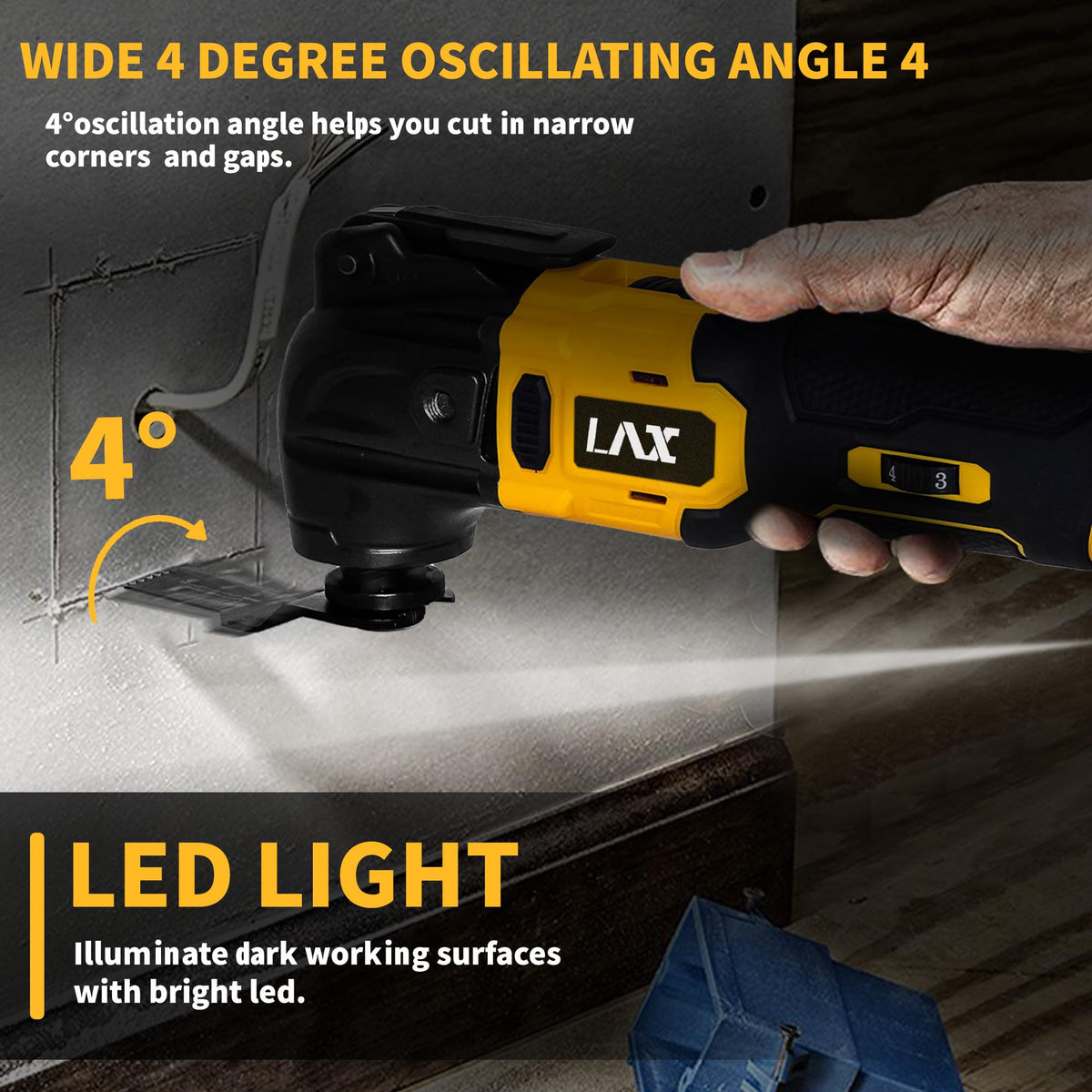 L1NXIXI 22-piece kit covers cutting, sanding, scraping, and grout removal.