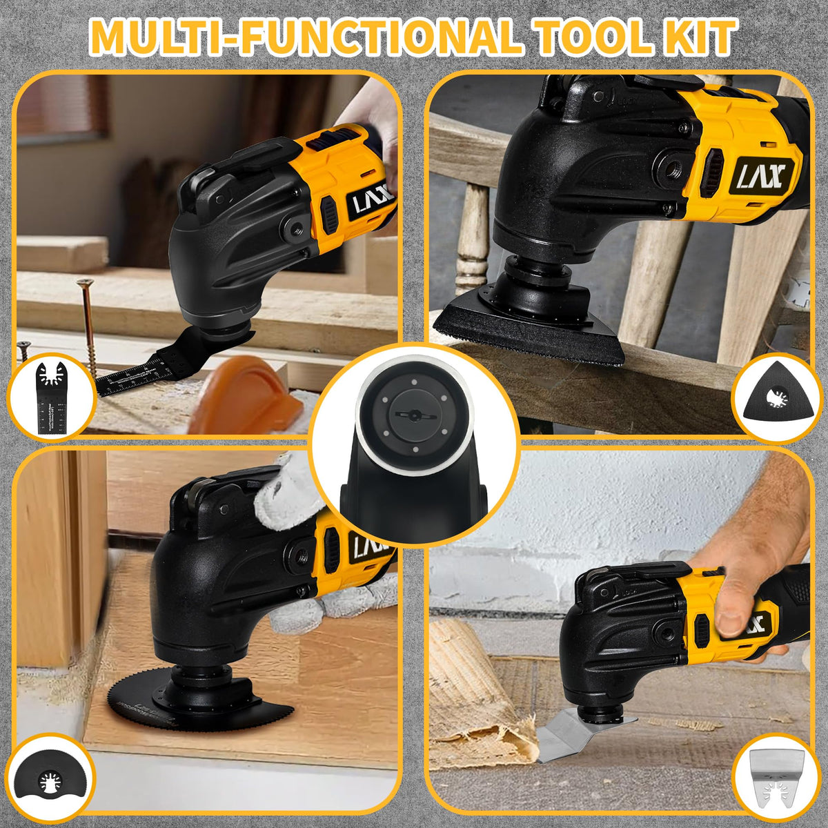 L1NXIXI auxiliary handle adds stability for controlled operation.