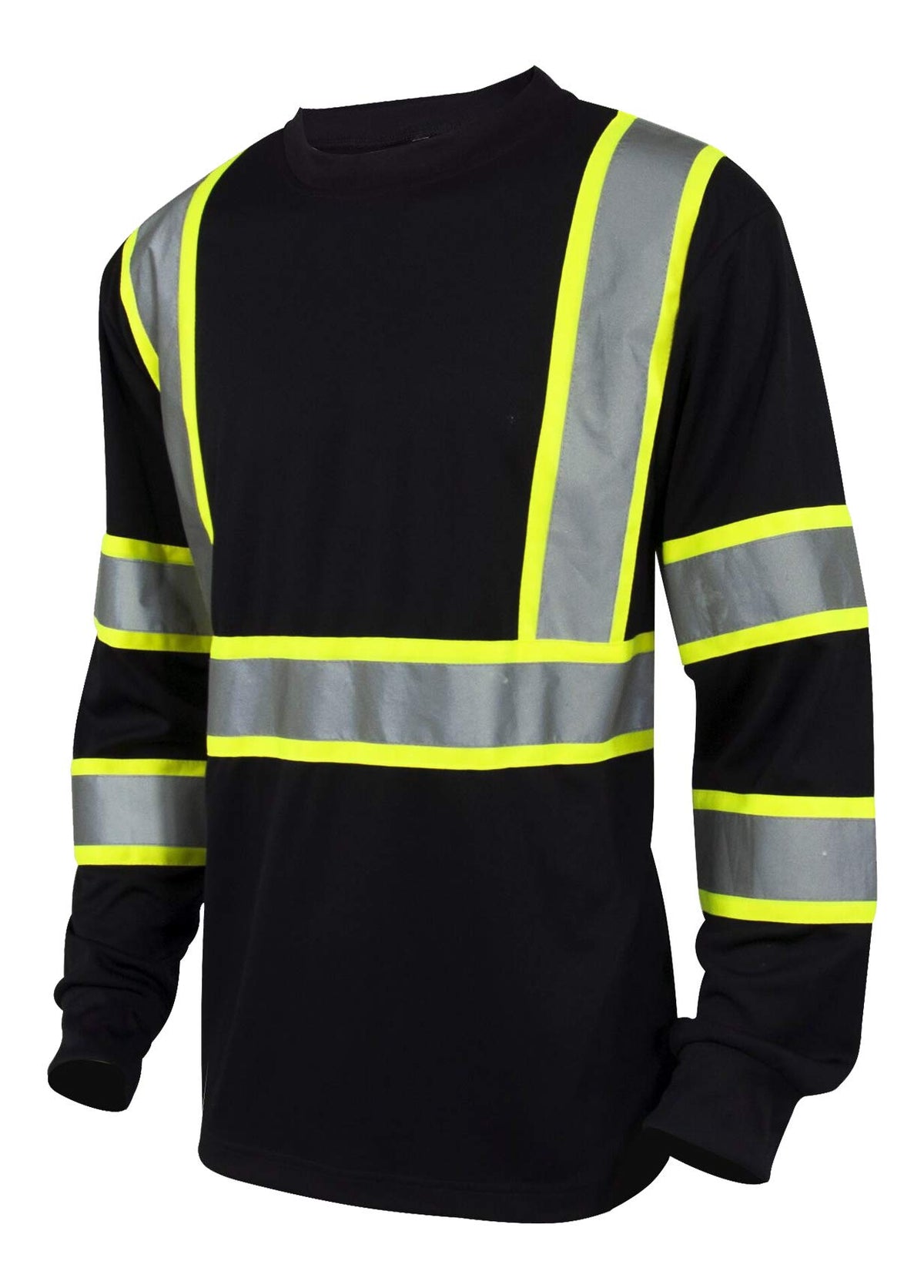L&M Hi Vis Class 3 T-Shirt with reflective striping for high visibility