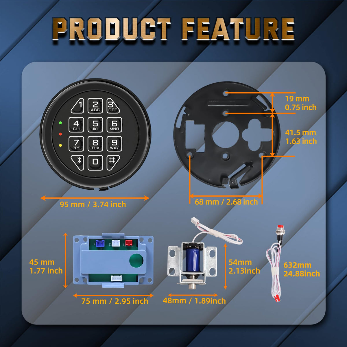 La Macaza override keys illustrate convenient manual access backup for safes.