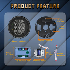 La Macaza override keys illustrate convenient manual access backup for safes.