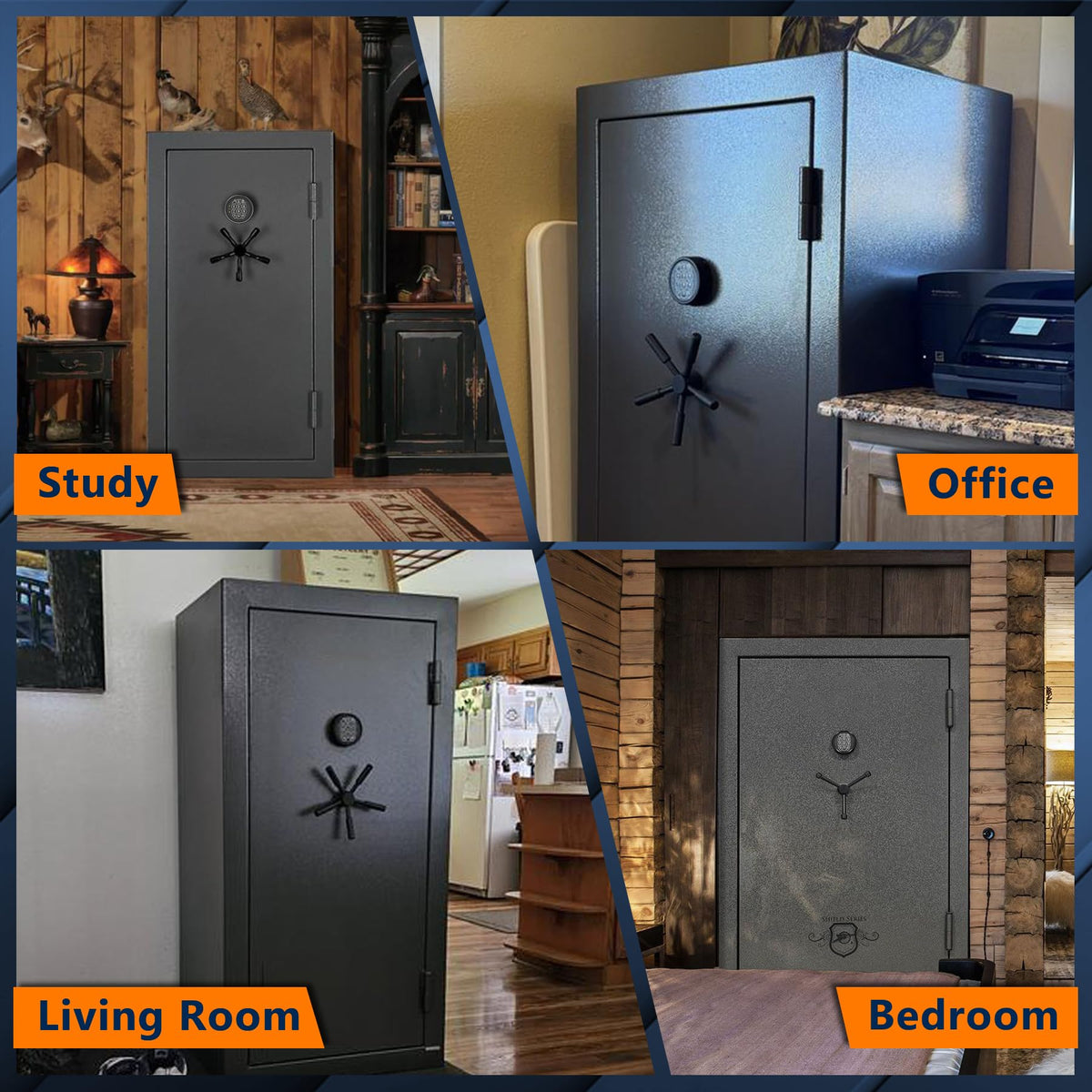 La Macaza fireproof safe lock housing demonstrating rugged durability.