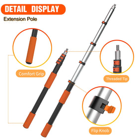 LAANPOLE extendable pole adjustable length for DIY projects