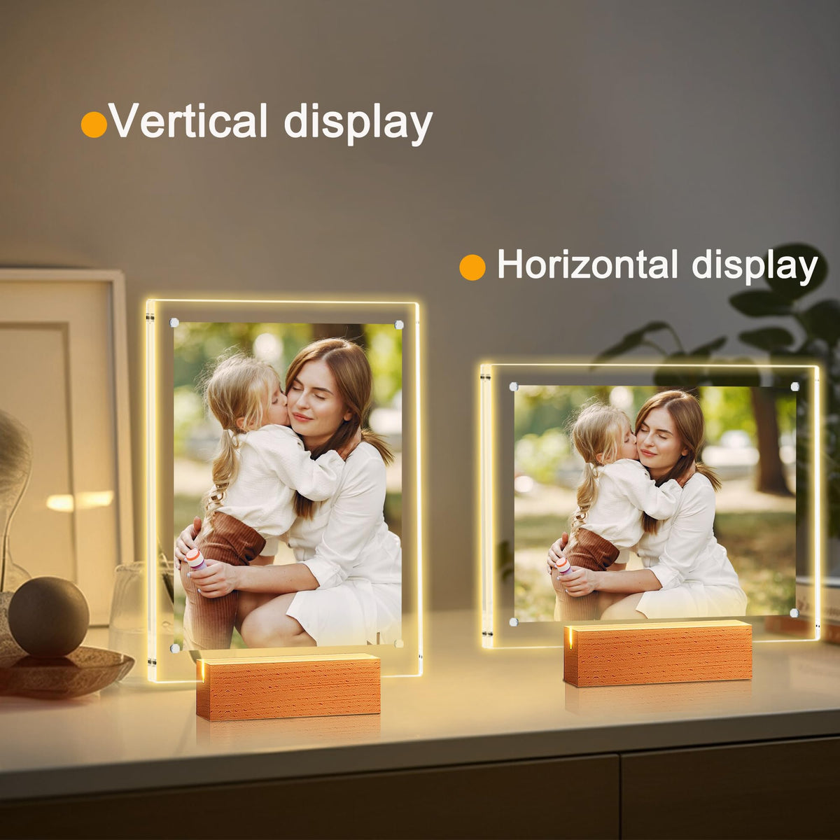 laapee clear acrylic frame close-up highlighting UV resistance