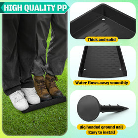 laapee ladder-style design prevents soil buildup for cleaner drainage