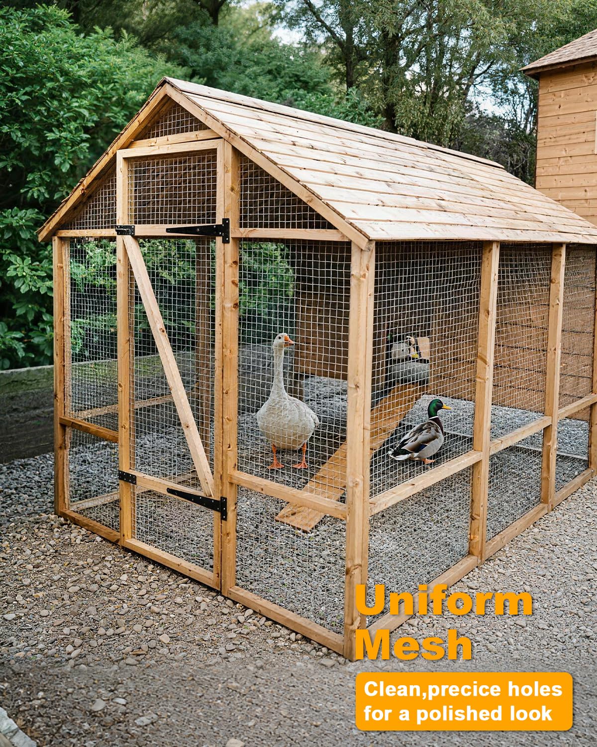 laapee garden fence setup demonstrates versatile fence and raised-bed framing