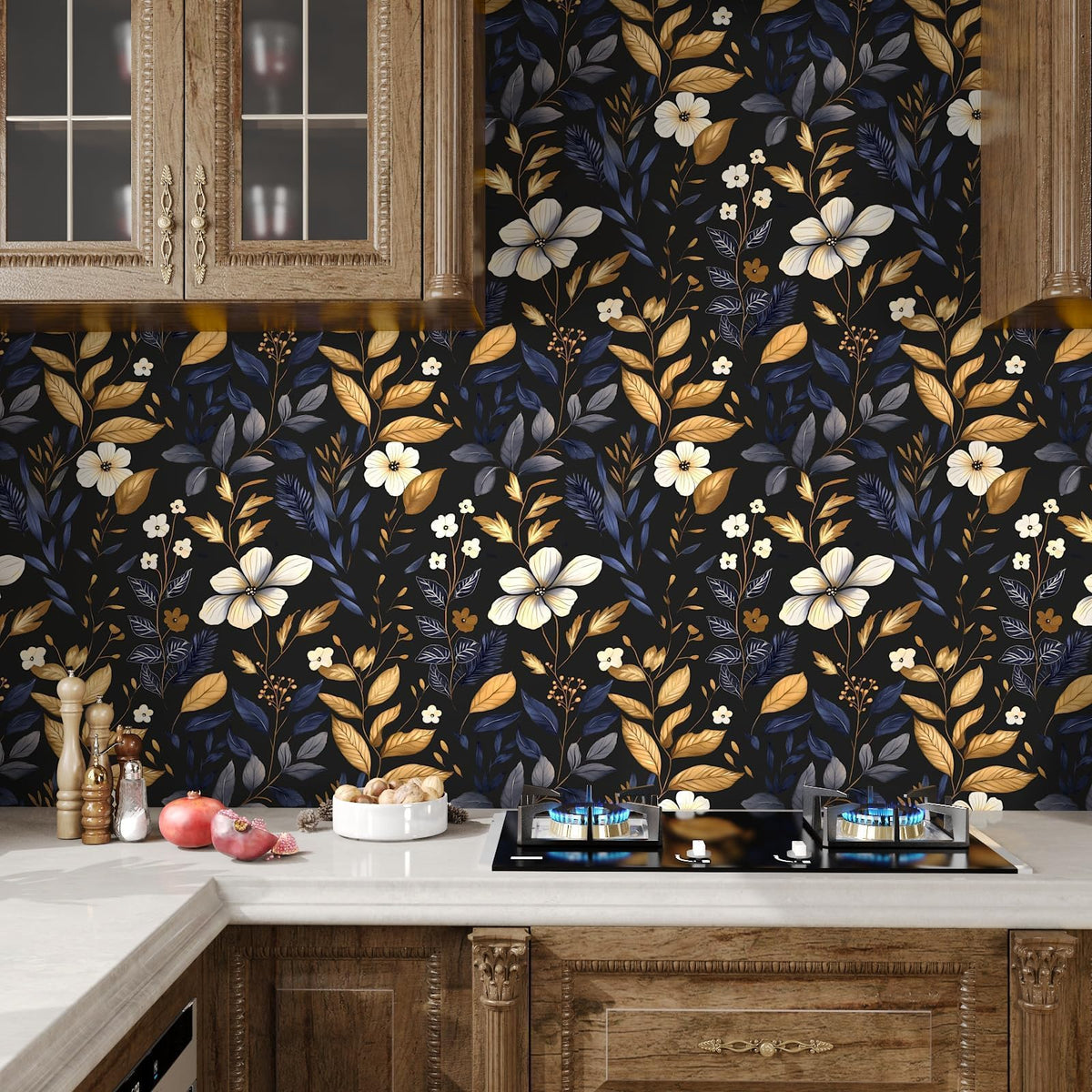 Laatse wallpaper applied to a cabinet drawer for a stylish upgrade.