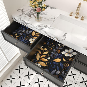 Laatse renter-friendly wallpaper offers removable styling options.