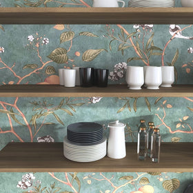Laatse self-adhesive wallpaper back enables simple stick-on setup