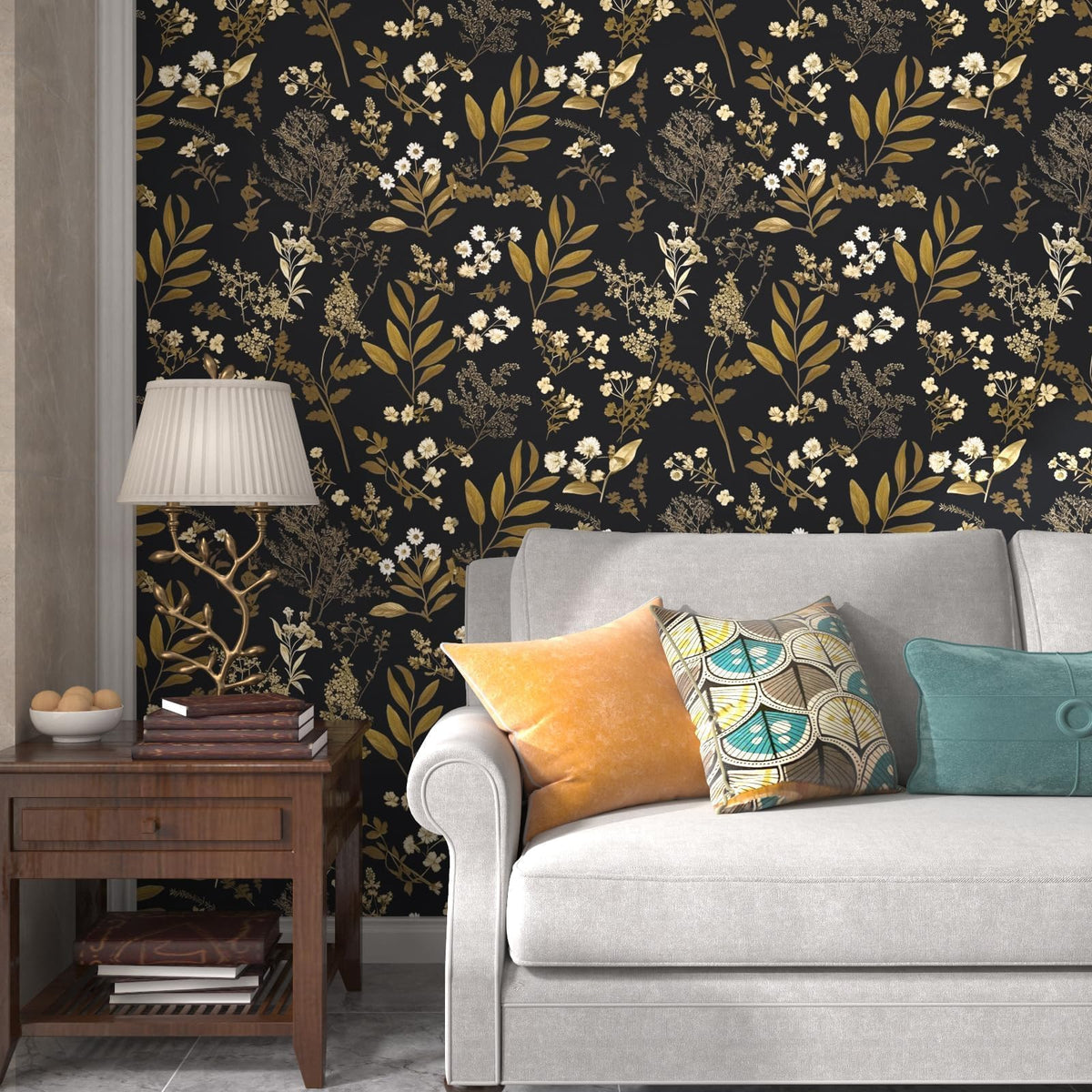 Laatse self-adhesive back wallpaper for quick, glue-free installation.