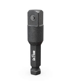 LABEAR 716-hex to half-square adapter in a compact 70mm length for tight spaces.