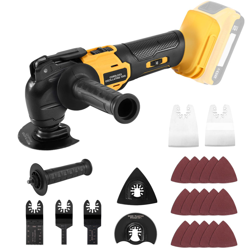 Labfintom cordless oscillating tool for versatile cutting and scraping anywhere.