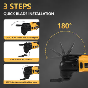 Built-in LED lights illuminate work areas for accurate cuts.