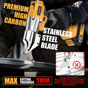 360-degree pivot head enables angled cuts on Labfintom shear