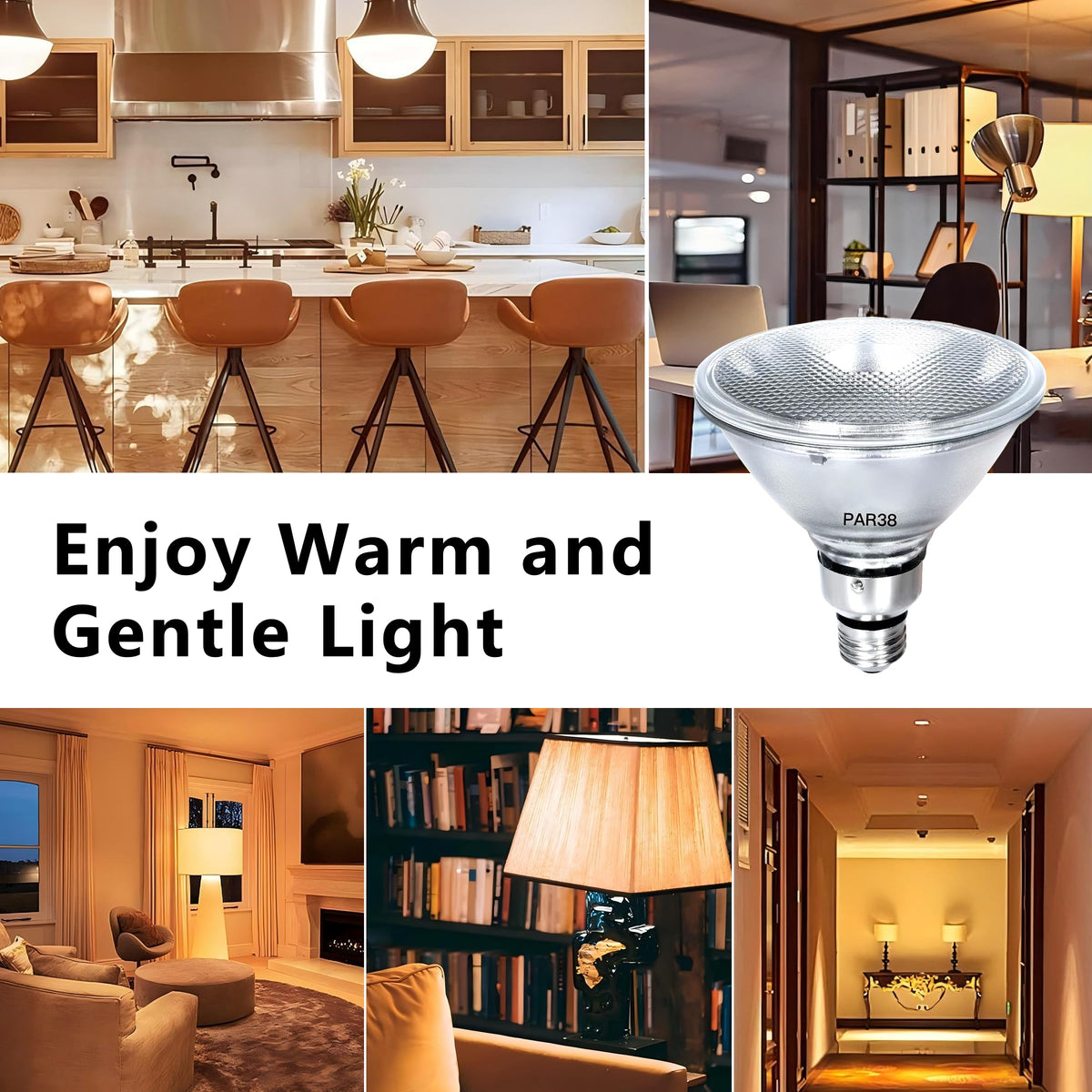 Lachesan PAR38 track-light suitability for versatile lighting layouts.