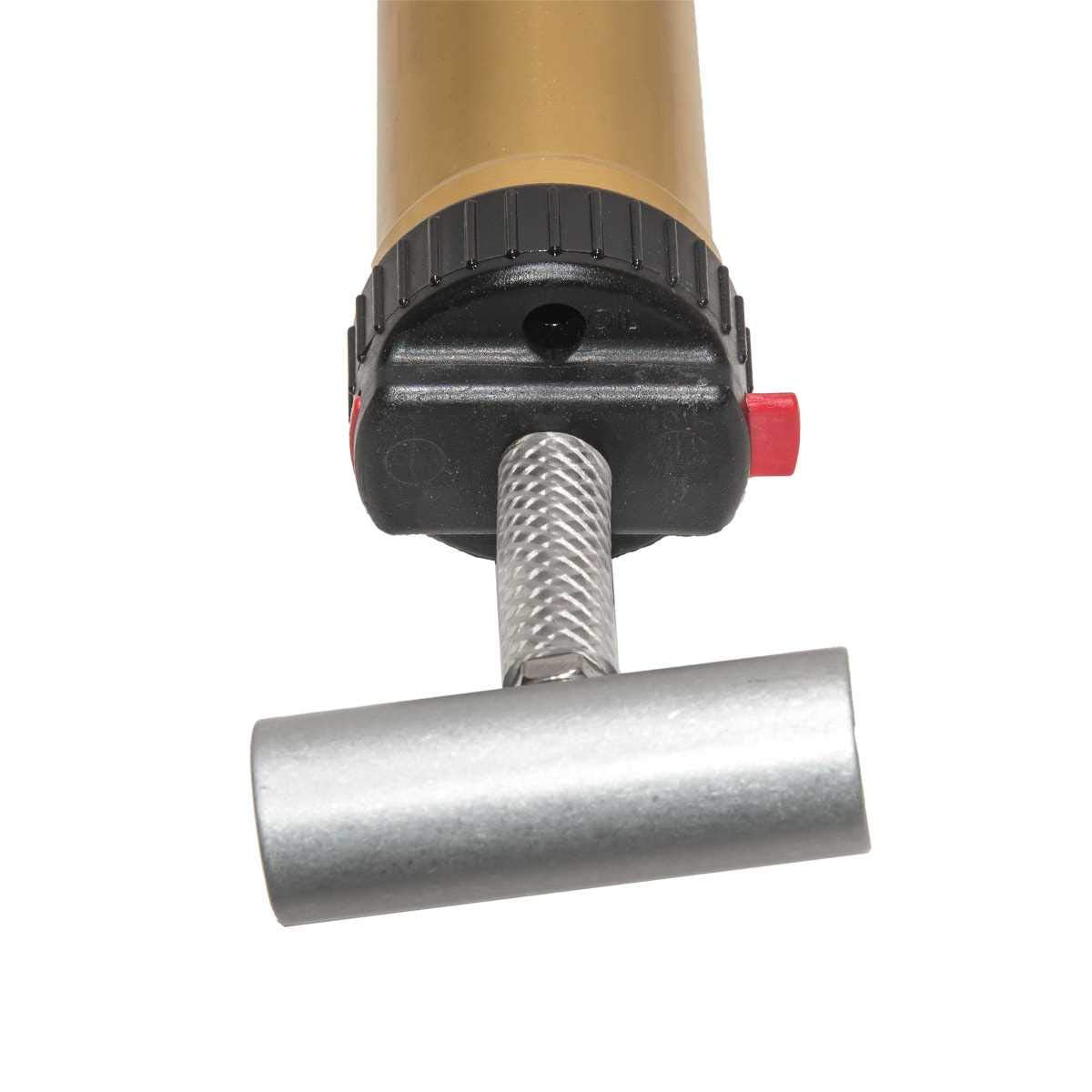 Laco TG600 texture gun side handle showing ergonomic grip for steady spraying.