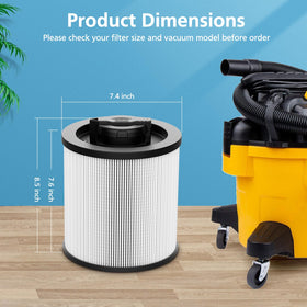 DXVC6910 filtration protects against dust and debris in workshops