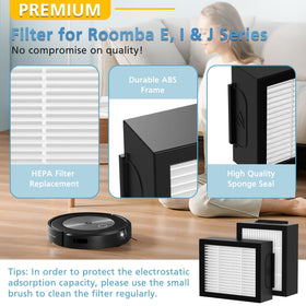 Lacvik edge-bonded plastic frame ensures secure Roomba fit