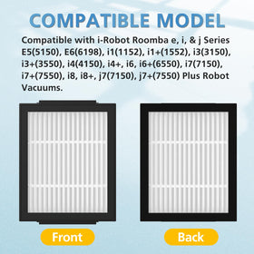 Lacvik high-efficiency Roomba filter compatible with i and j series