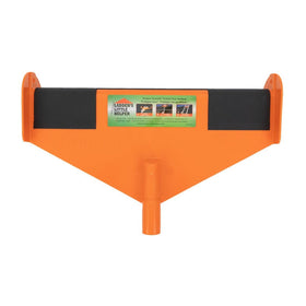 Ladder's Little Helper anti-slip strap secures ladders for safer gutter work.