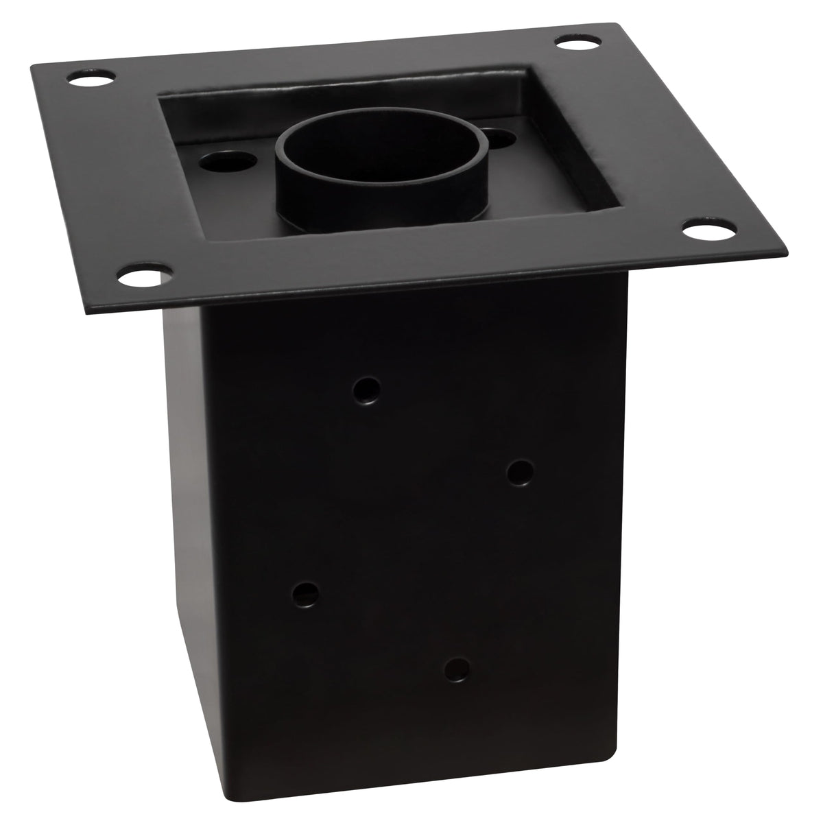 LADECH 4x4 post anchor fits 3.5 by 3.5 inch posts.